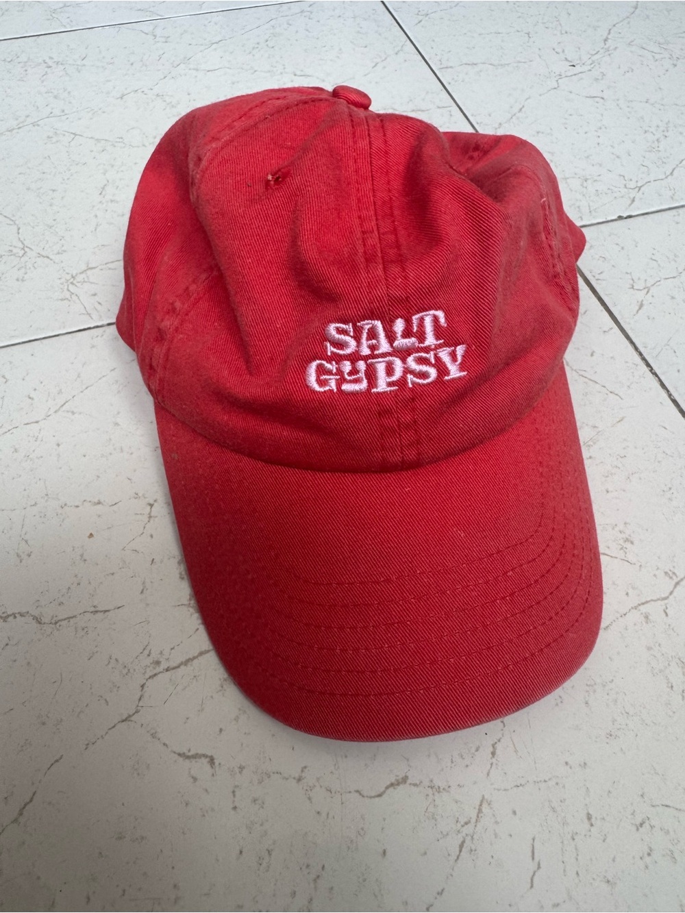 Salt Gypsy Red Embroidered Cap